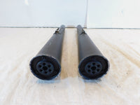 1998-2003 Triumph Thunderbird Sport Black Exhaust System Muffler Silencers
