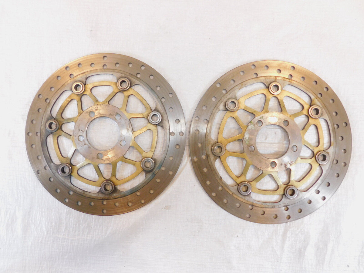 2000-2005 Kawasaki ZR-7 ZR-7S Front Wheel Left/ Right Brake Discs Rotors - C3 Cycle