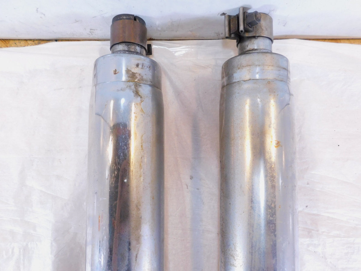 Indian Chief Chieftain Roadmaster Springfield Chrome Left/Right Exhaust Mufflers - C3 Cycle