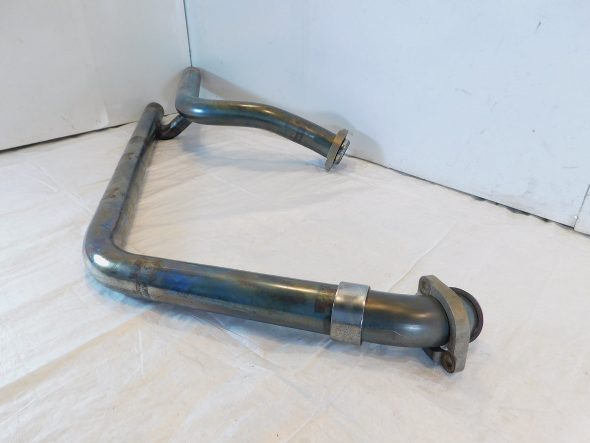 2005-2006 Harley Davidson Softail Deluxe Front Exhaust Header Pipes Assembly - C3 Cycle