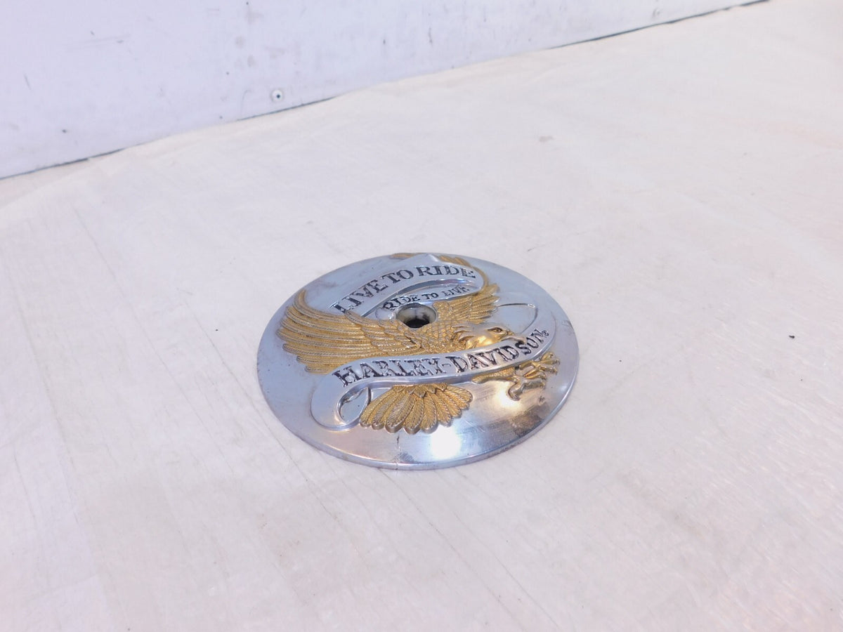 Harley Touring Softail Dyna Live to Ride Eagle Air Cleaner Filter Cover Insert - C3 Cycle
