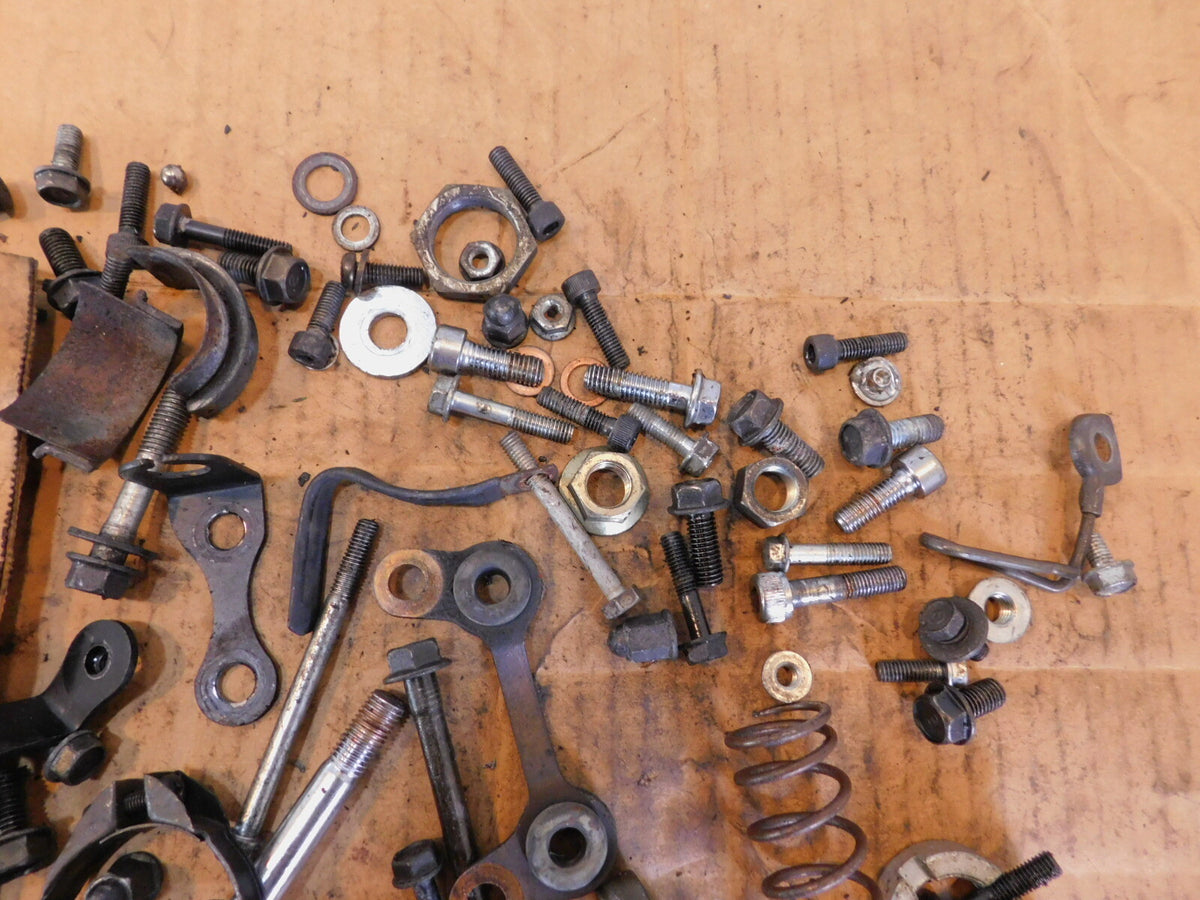 1984 Honda CB650 CB650SC Nighthawk 650 Misc Nuts Bolts & Brackets Parts Box Lot - C3 Cycle