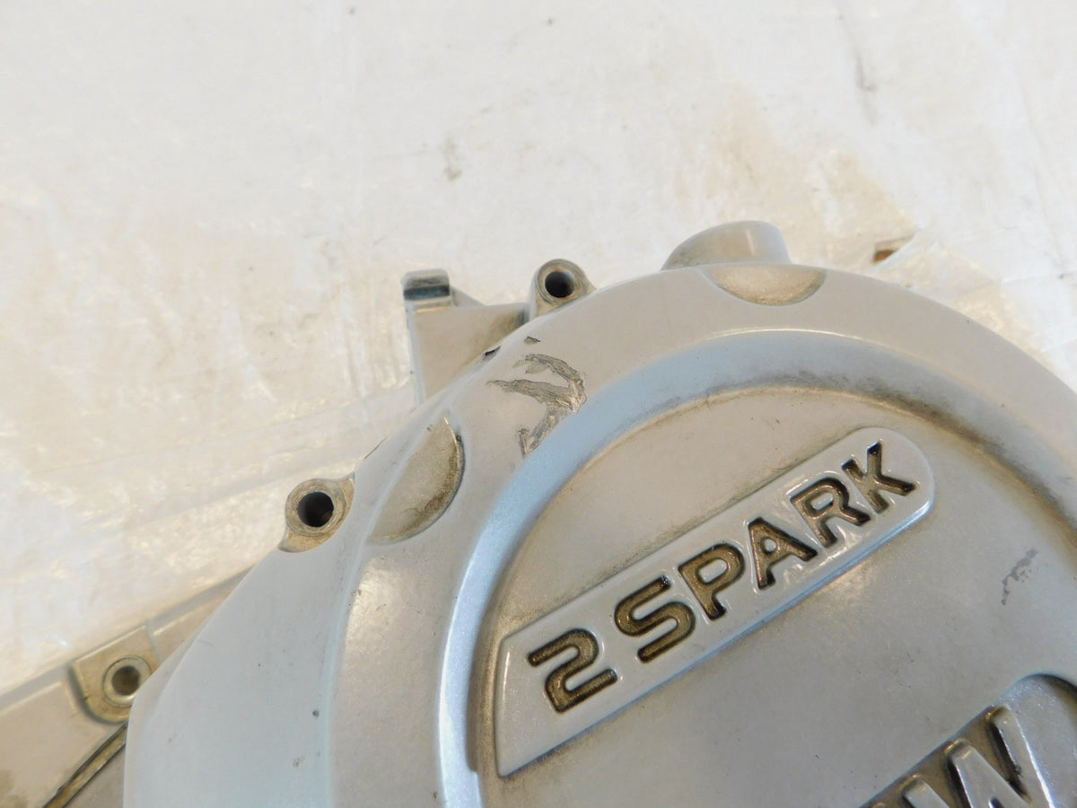 BMW F650GS Dakar & F650CS Scarver Silver Left Engine Motor Primary Clutch Cover - C3 Cycle