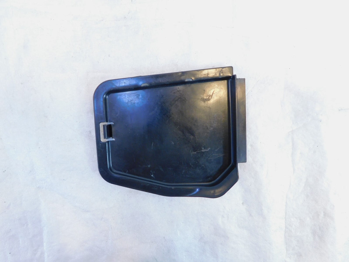 02-13 Honda FSC600 Silver Wing 600 Lower Luggage Box Left Bulb Maintenance Lid