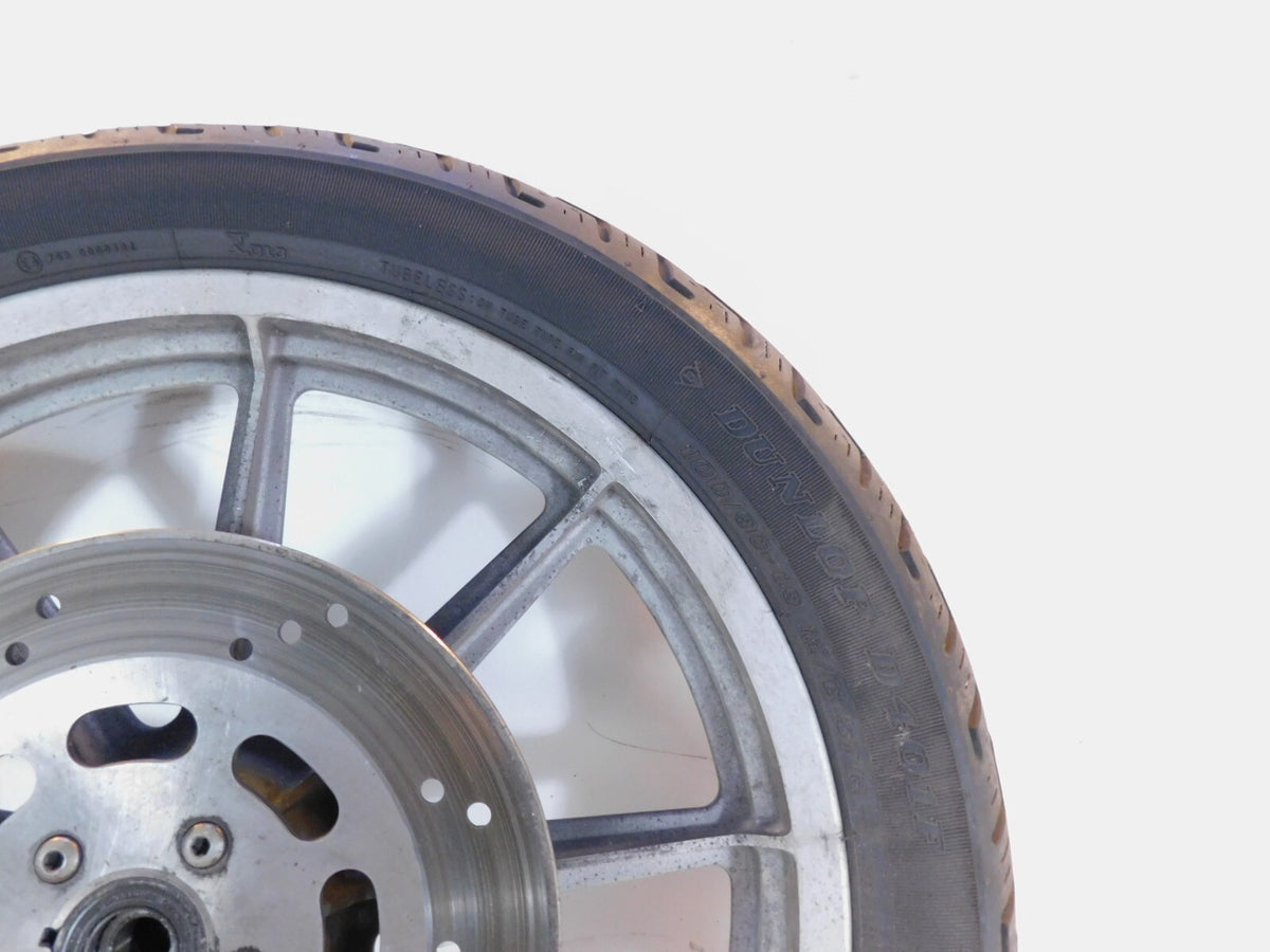 1996-1999 Harley Sportster 883 & 1200 Silver Dual Disc Front Wheel Rim & Rotors - C3 Cycle