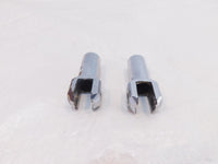 Pair Chrome Harley Davidson Softail Passenger Footpeg Peg Bracket Mount Supports - C3 Cycle