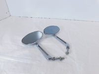 Harley Dyna Sportster Softail FXR Sportster Front Chrome Rear View Mirror - Set - C3 Cycle
