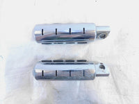 Harley Touring Dyna Sportster & Softail ISO Chrome & Rubber Footpeg Footrests - C3 Cycle