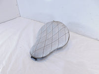 1983-2003 Harley Davidson Sportster 883 & 1200 Custom White Spring Solo Seat - C3 Cycle