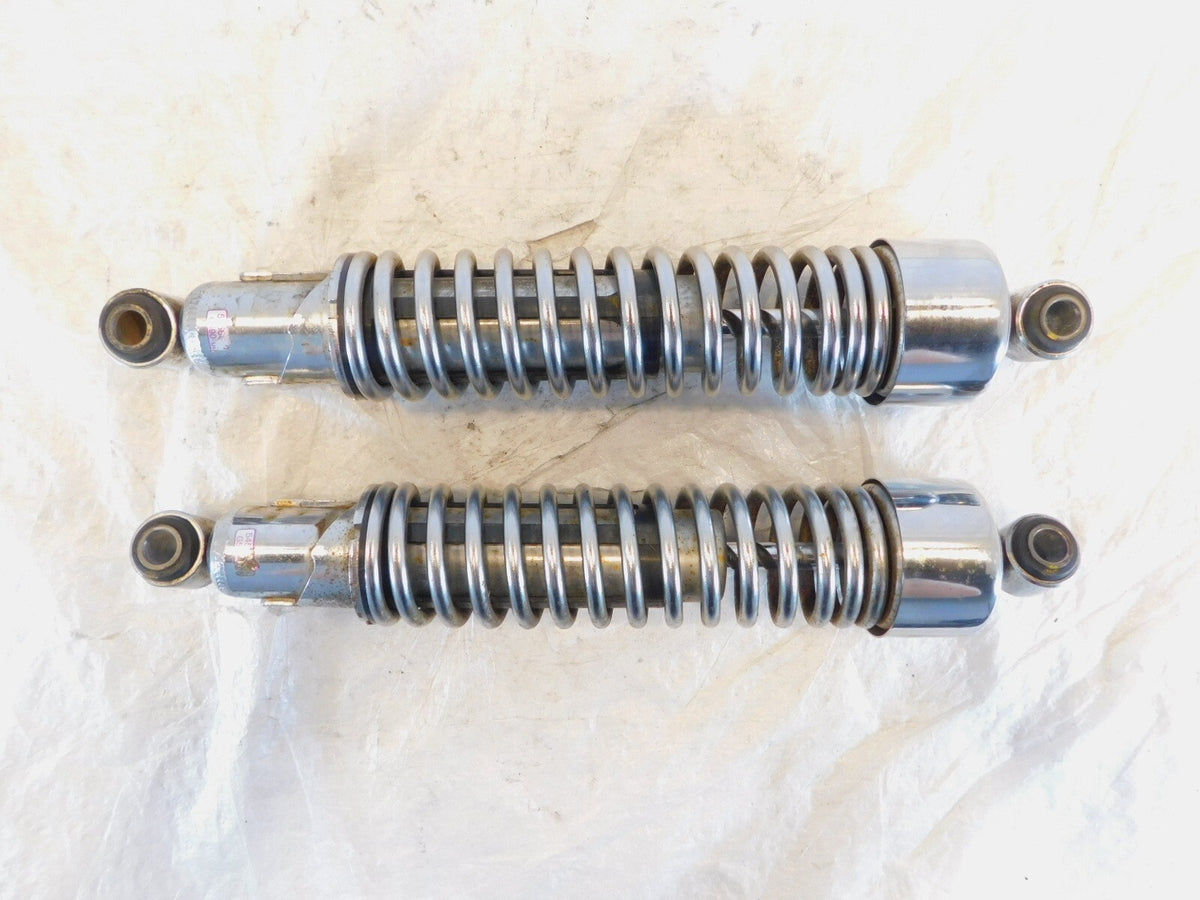 Harley Davidson Sportster 883 & 1200 Pair Chrome Rear Shock Absorbers - 13.25 in