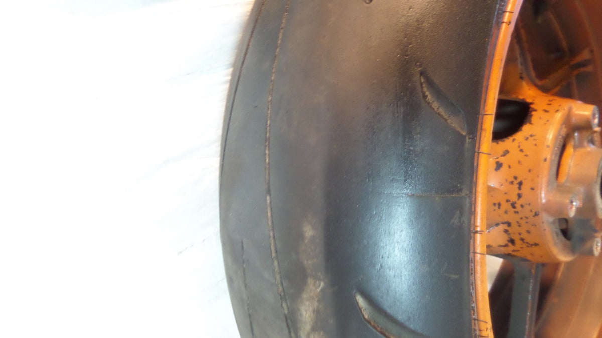 08-10 Kawasaki Ninja Ninja ZX10 ZX10R ZX-10R OEM Straight Rear Back Wheel & Rim - C3 Cycle
