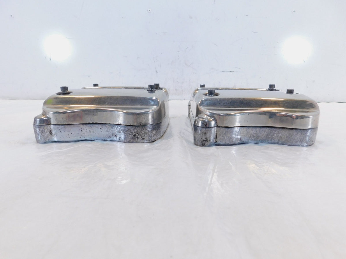 Harley Davidson Sportster 883 & 1200 Chrome Cylinder Head Cover Rocker Boxes - C3 Cycle