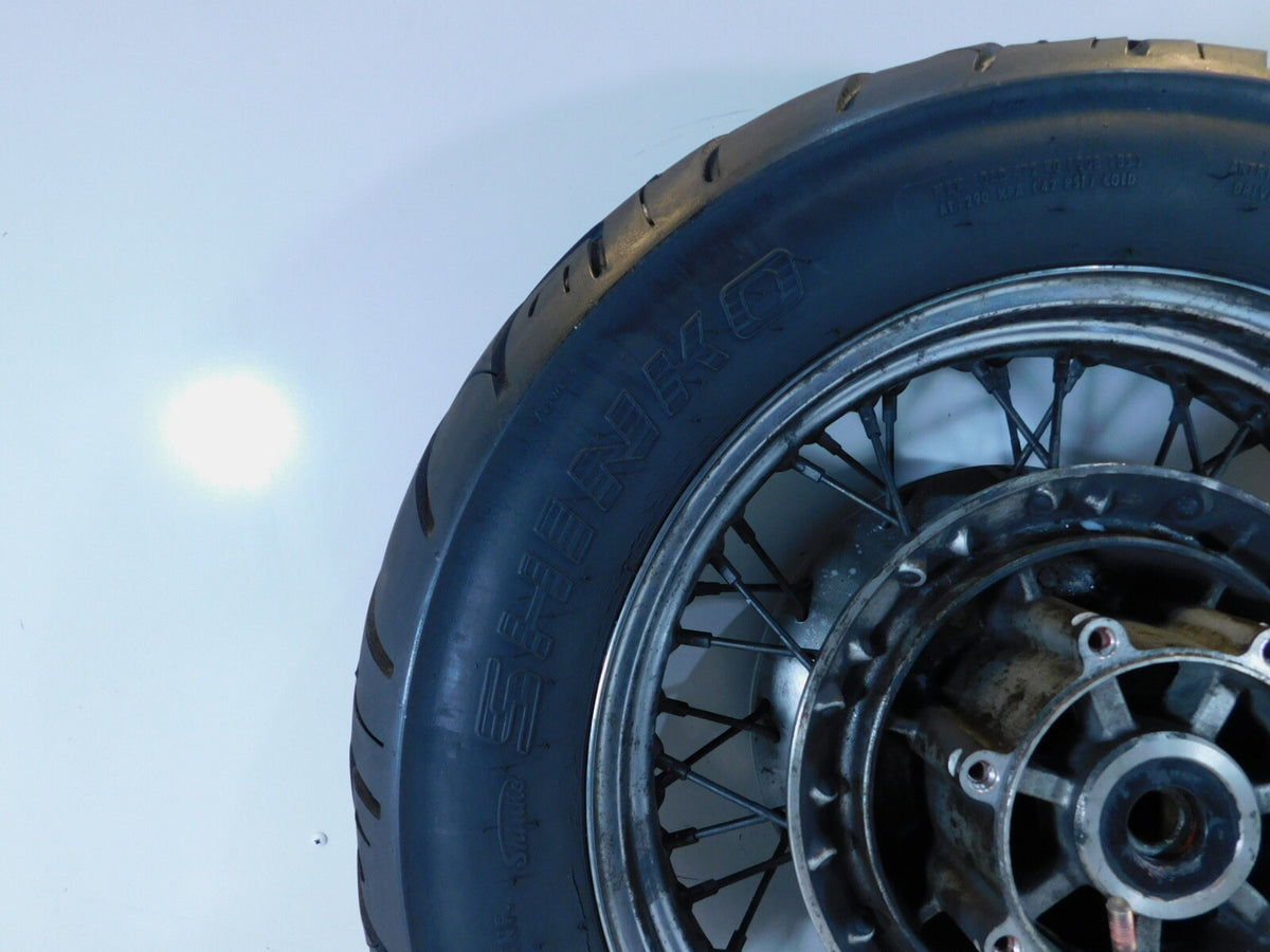 Kawasaki Vulcan 1500 Drifter Classic FI VN1500 Laced Silver Rear Wheel Rim & Hub