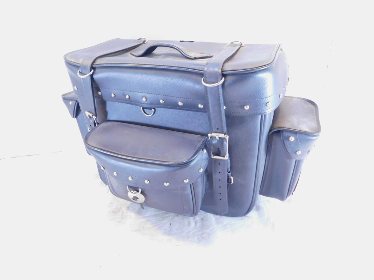 1999-2007 Honda Shadow VT600CD Deluxe Black Rear Luggage Storage Bag Tour Pack - C3 Cycle