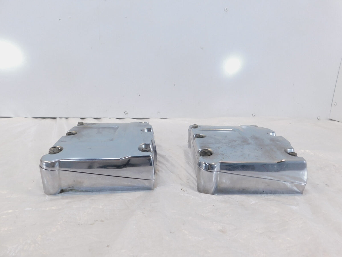 Harley Davidson Touring Dyna & Softail Chrome Cylinder Head Rocker Boxes - C3 Cycle
