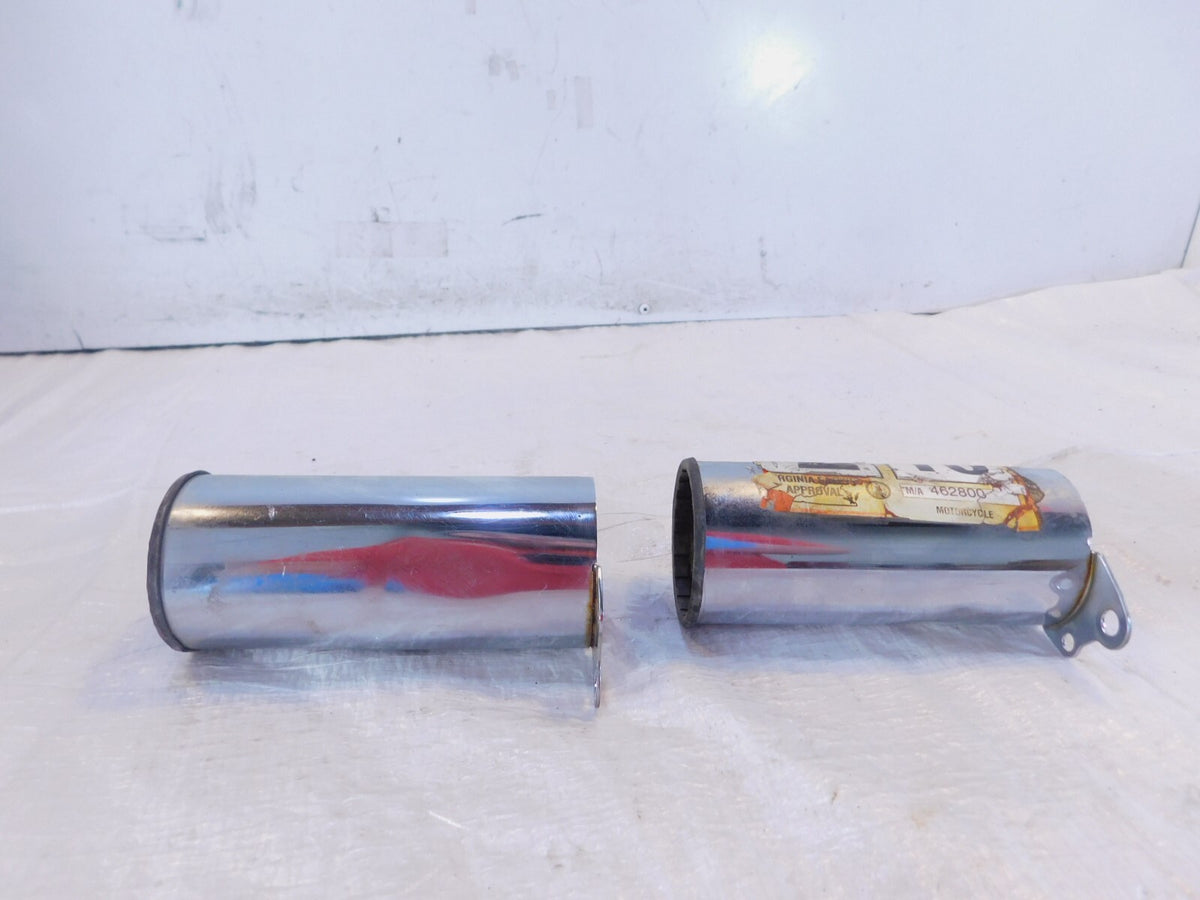 Honda VTX 1800 VTX1800C VTX1800F VTX1800N Dual Chrome Front Fork Upper Covers - C3 Cycle