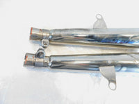 2015 & 2016 Triumph Thruxton 900 Left/Right Rear Exhaust Muffler Pipes - Dents - C3 Cycle
