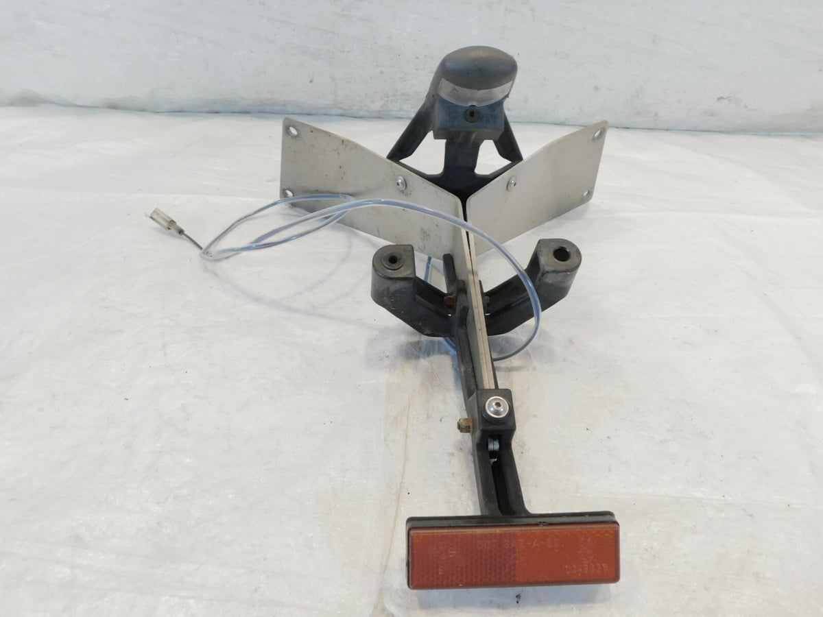 Aprilia RST1000 Futura Rear Wheel Fender Mud Guard License Plate Mount & Light - C3 Cycle