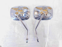 Harley Dyna Sportster Softail FXR & Sportster Front Chrome Rear View Mirrors - C3 Cycle
