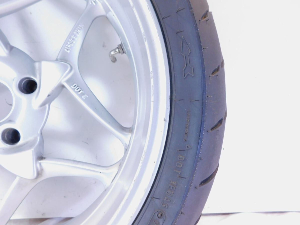 2005-2013 BMW R1200RT R1200ST R1200 RT ST R900RT Silver Back Rear Wheel & Tire - C3 Cycle