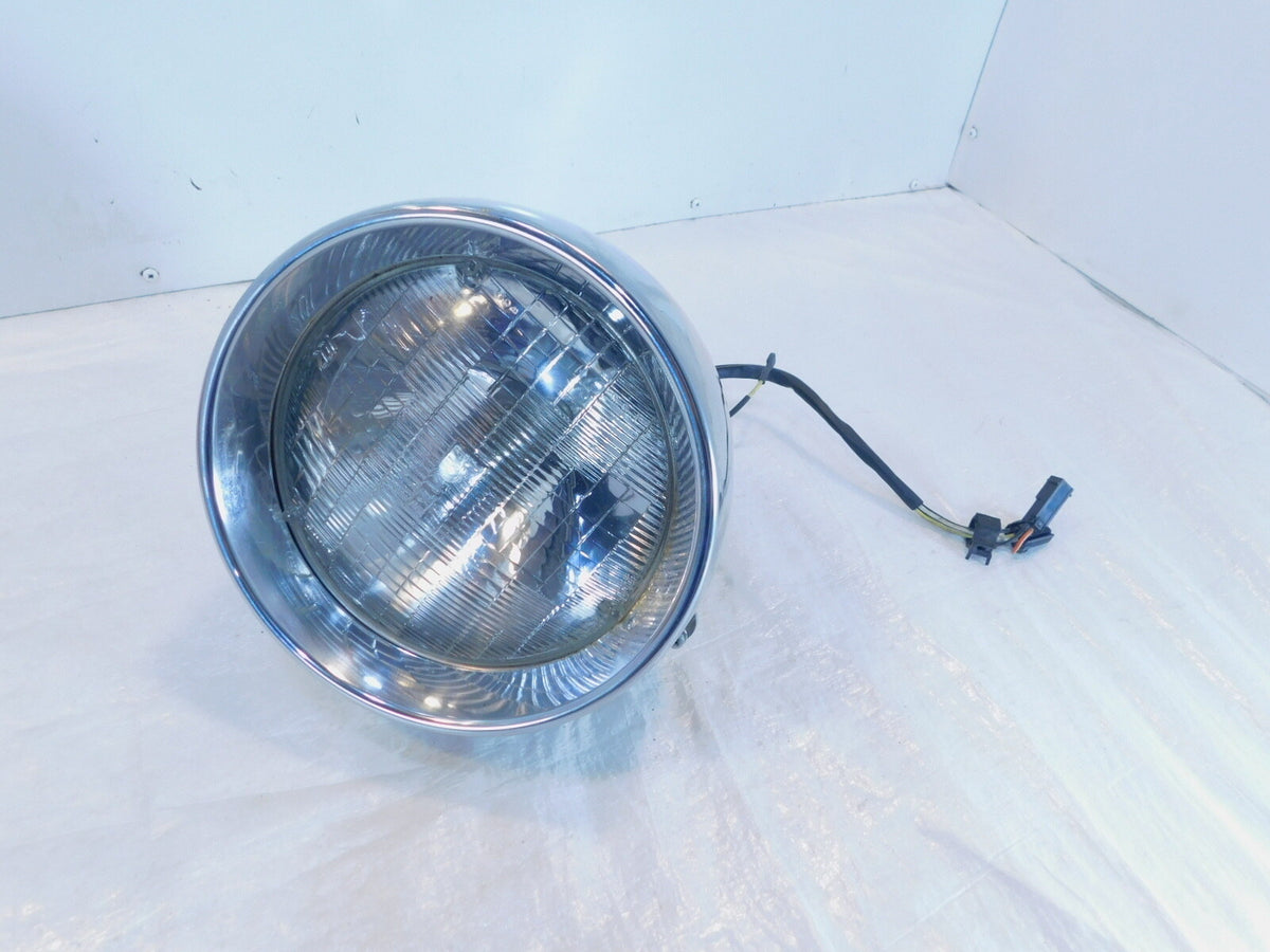 Harley Davidson Softail Heritage Classic & Fat Boy Chrome Headlight Headlamp - C3 Cycle