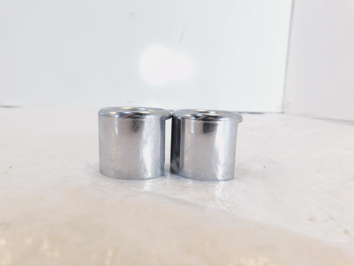 1986 1987 Harley Davidson Sportster XLH 1100 Chrome Upper Top Shock Bolt Covers - C3 Cycle
