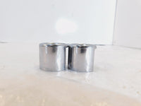 1986 1987 Harley Davidson Sportster XLH 1100 Chrome Upper Top Shock Bolt Covers - C3 Cycle