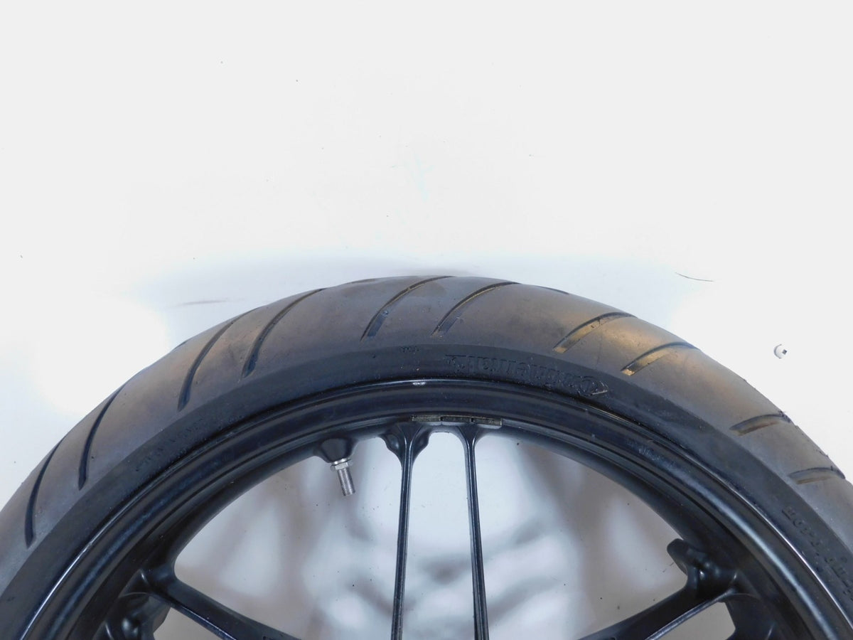 14-25 Erik Buell Racing EBR 1190SX 1190RX Hammerhead Front Wheel Rim & Tire Bent - C3 Cycle