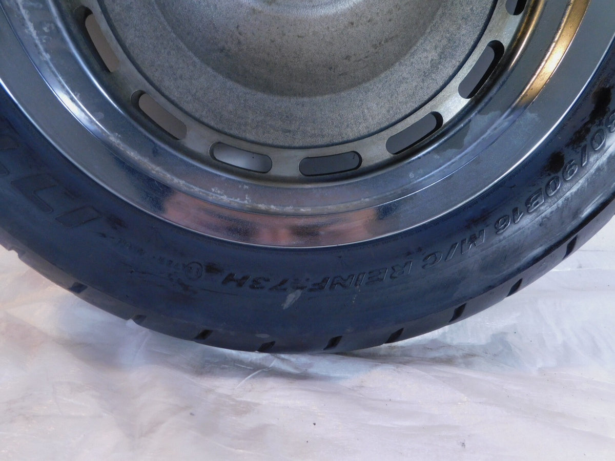 2000-2003 Harley Davidson Sportster 883 1200 Custom Chrome Solid Rear Wheel Rim - C3 Cycle