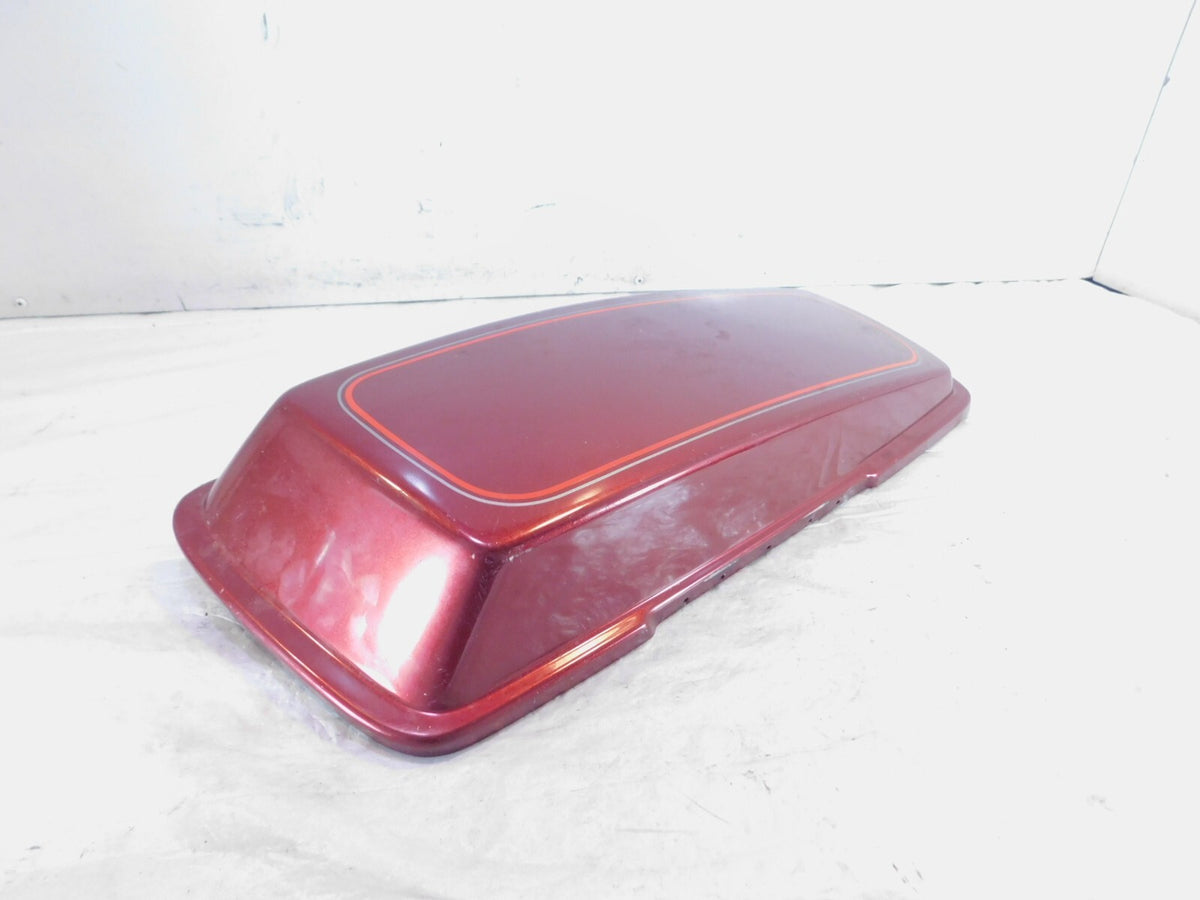 Harley Davidson Touring Road King & Electra Glide Red Left Saddlebag Cover Lid - C3 Cycle