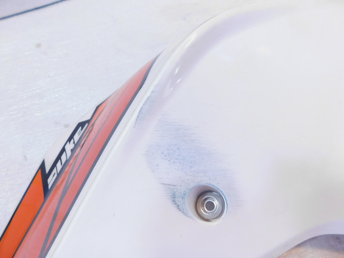2013-2018 KTM 690 Duke White Front Left Fuel Gas Tank Fairing Cowling Cowl Cover - C3 Cycle