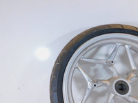 2006-2013 BMW F800ST F800 ST Silver Cast Front Wheel Rim & Tire - 36317682013 - C3 Cycle