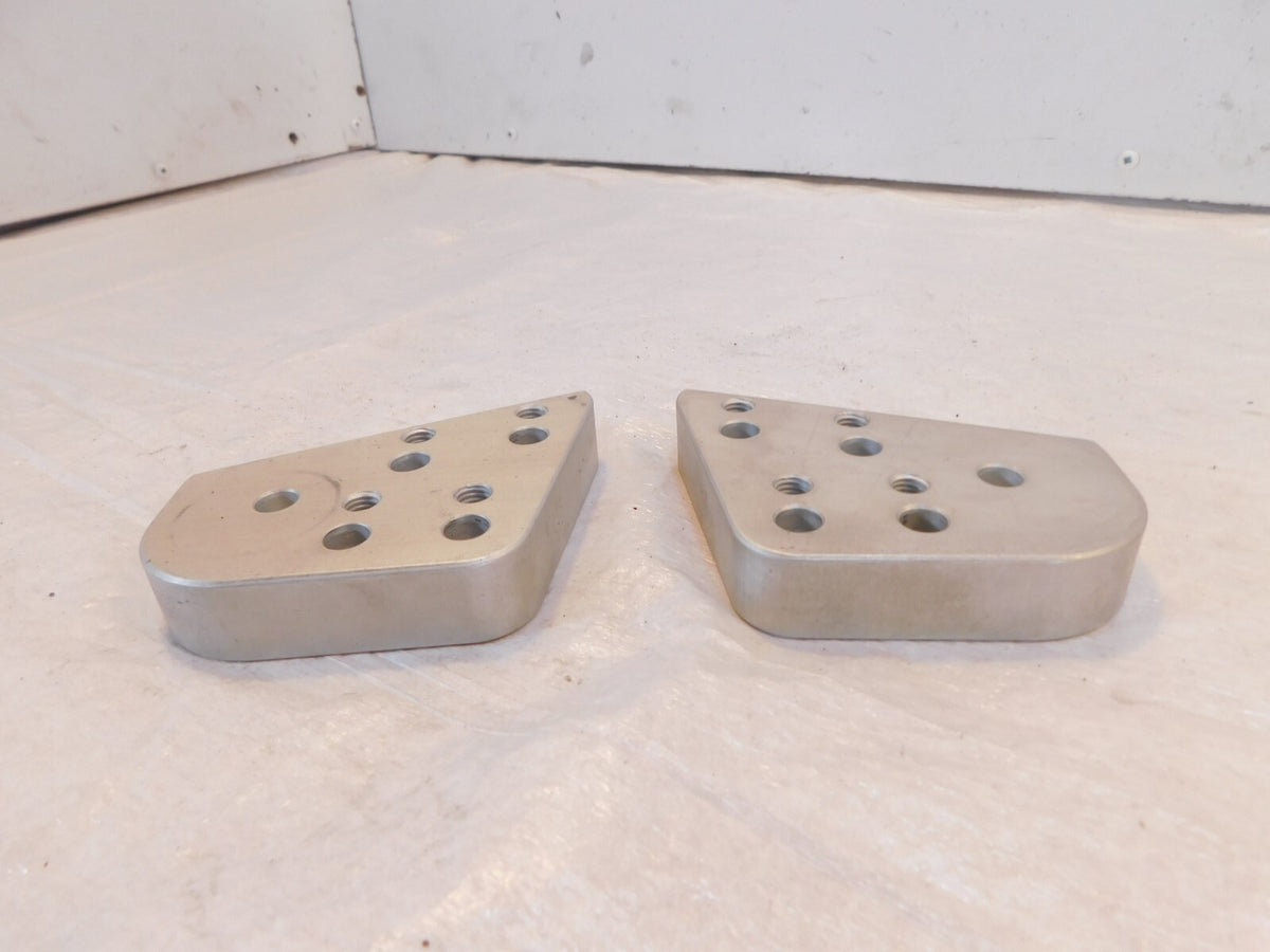 2010-2013 BMW R1200RT R900RT Left/Right Handlebar Handle Bars Riser Plate Blocks - C3 Cycle