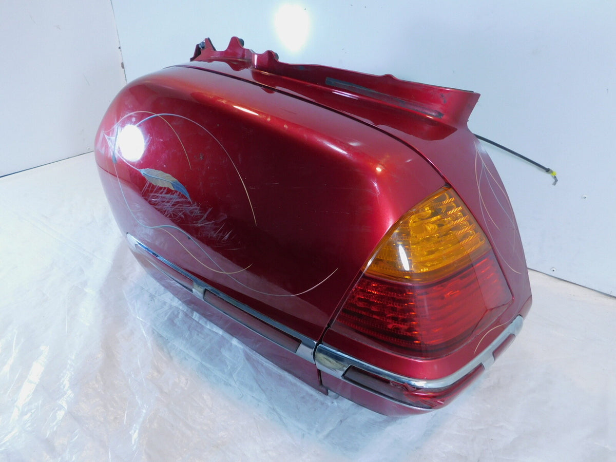 2001-03 Honda GL1800 Goldwing 1800 Red Rear Left Side Storage Luggage Saddlebag - C3 Cycle