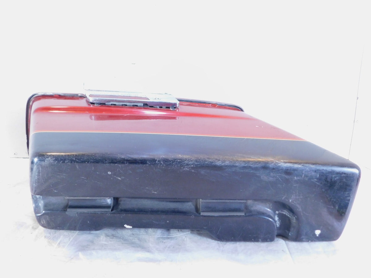 Harley Davidson Road King Street & Electra Glide Red & Black Left Saddlebag - C3 Cycle