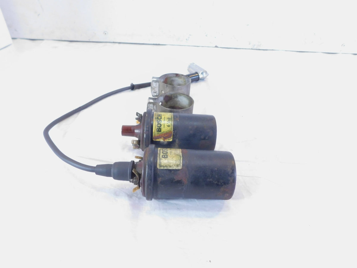 BMW Airhead R100 R60 R75 R90 R100RT Bosch Engine Motor Ignition Coils & Brackets - C3 Cycle