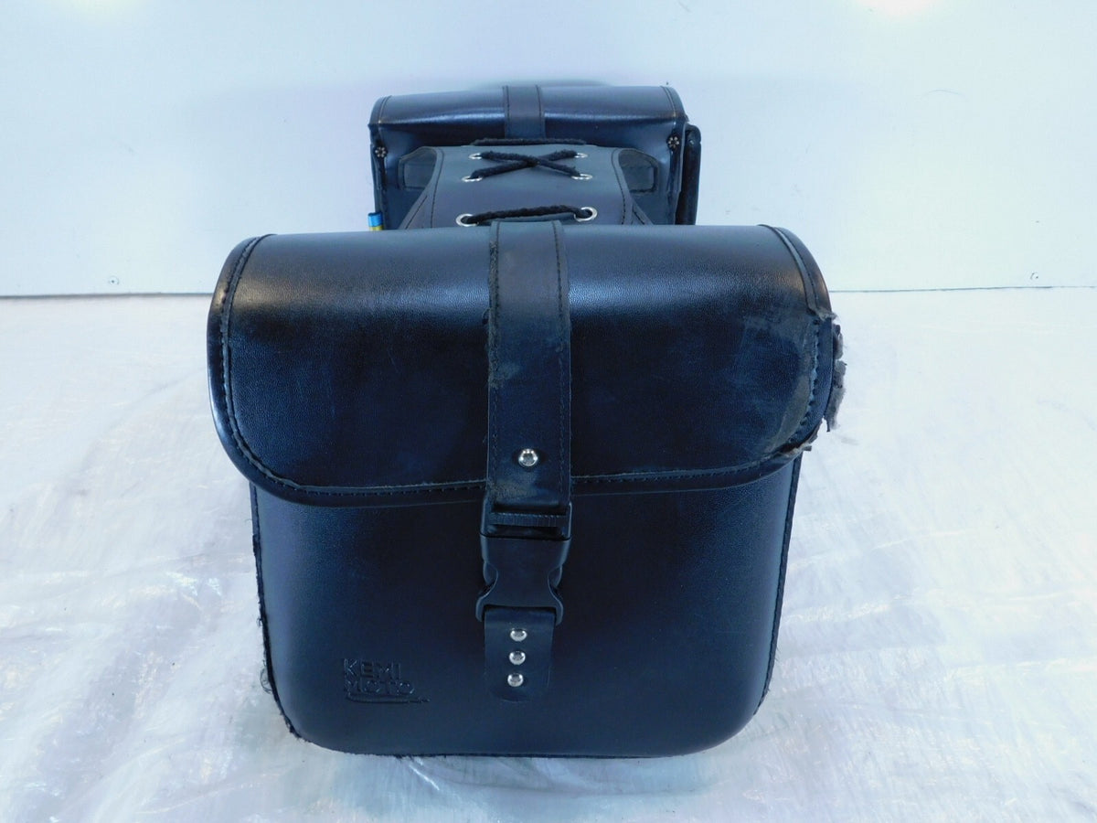 1993-1994 Harley Davidson Dyna Wide Glide Left Right Black Side Bag Saddlebags - C3 Cycle