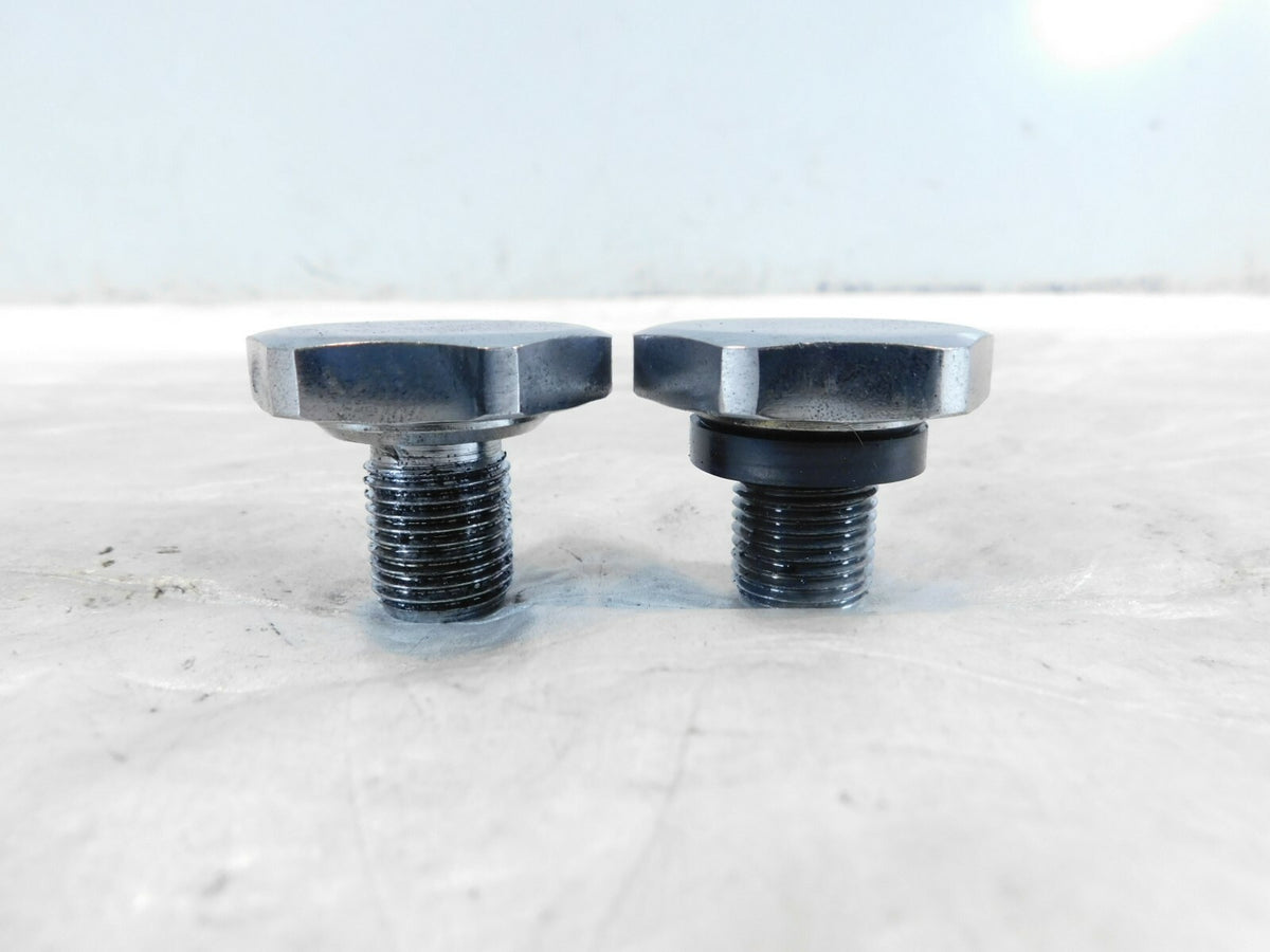 01 2001 02 2002 & 03 2003 Indian Gilroy Spirit Front Fork Tube End Plug Caps - C3 Cycle