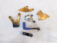 2005-2006 Kawasaki Ninja ZX-6R ZX636 Adjustable Rear Set Foot Peg Brake Shifter - C3 Cycle