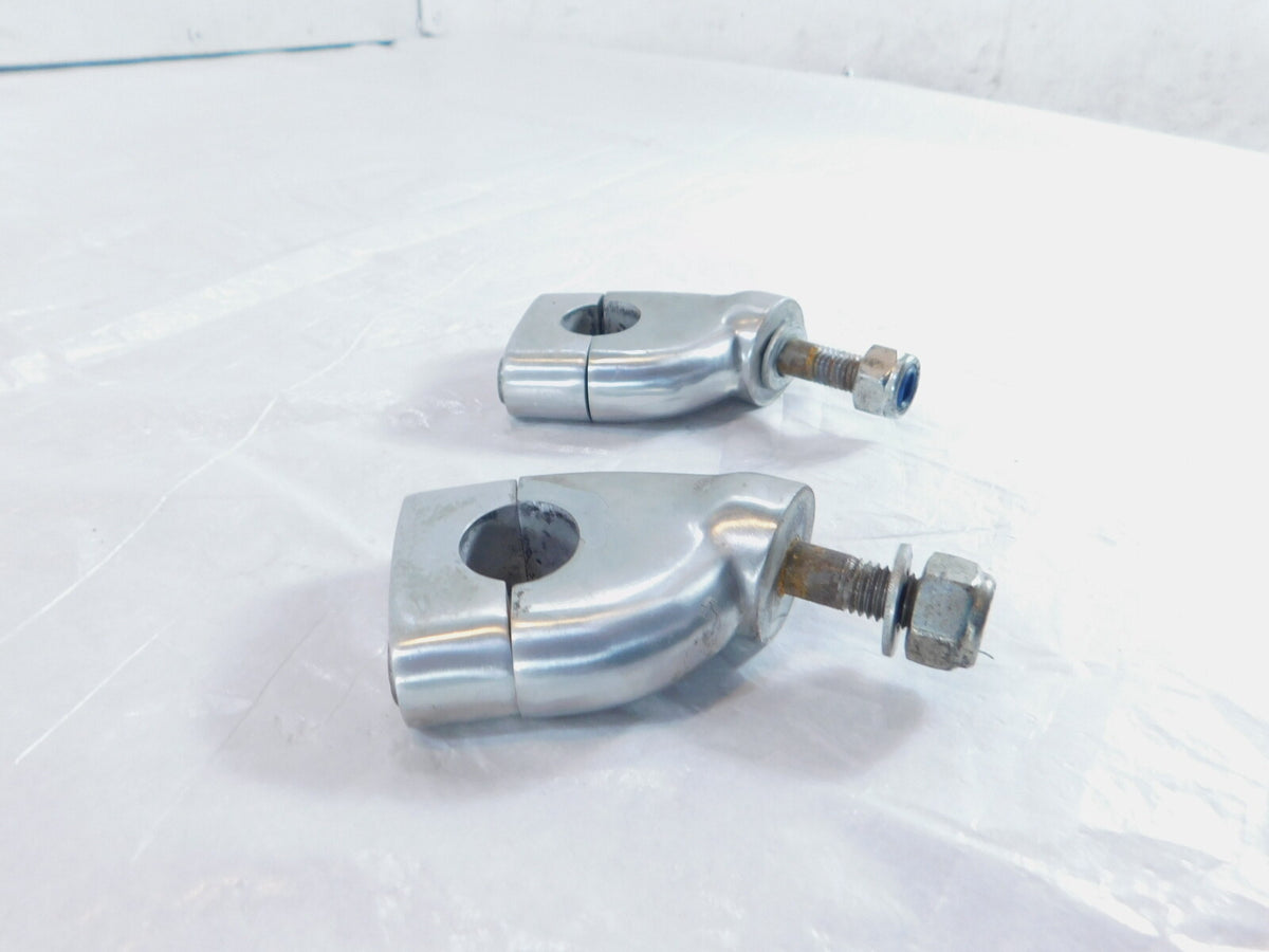 2002 MZ Skorpion Tour MZ660 660 Left/Right Handlebar Riser Mount Bracket Clamps