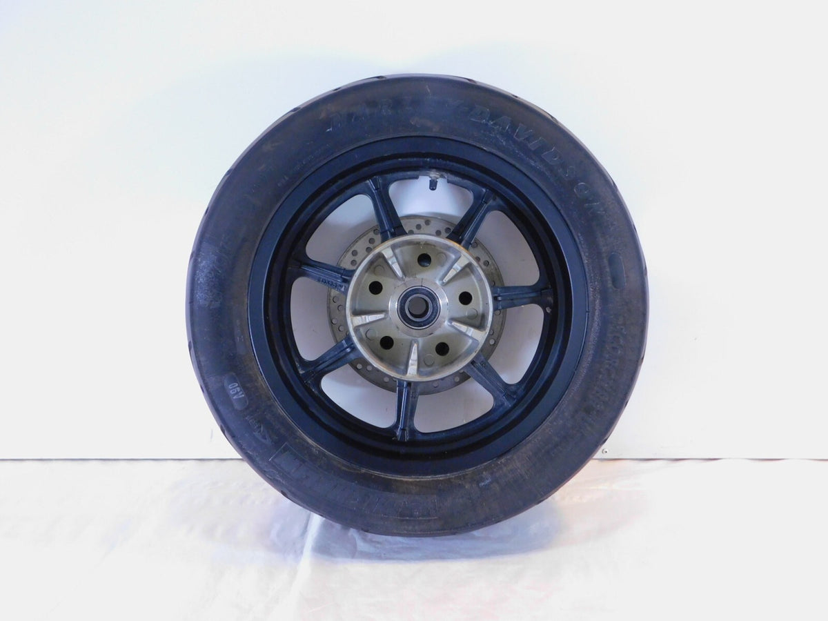 2015-2018 Harley Davidson Street XG500 500 Black Cast Rear Wheel Rim & Tire - C3 Cycle