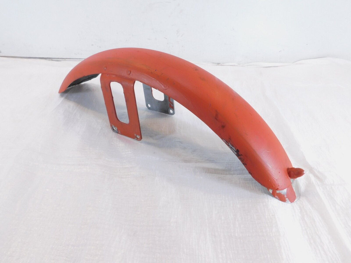 Harley Davidson Sportster 883 & 1200 Orange Front Wheel Cover Fender - No Dents - C3 Cycle