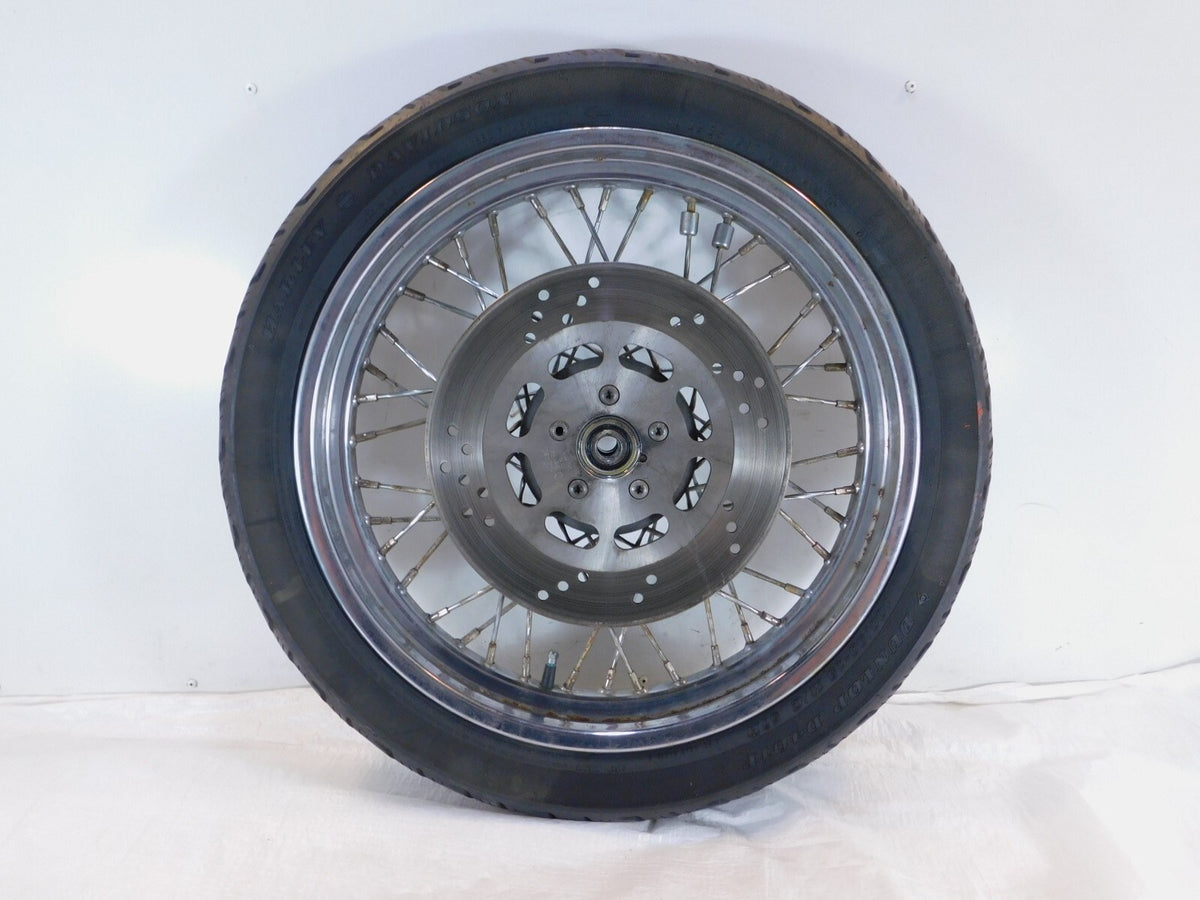 Harley Davidson XLH Sportster 883 1000 & 1200 19" Laced Front Wheel Rim Rotor - C3 Cycle