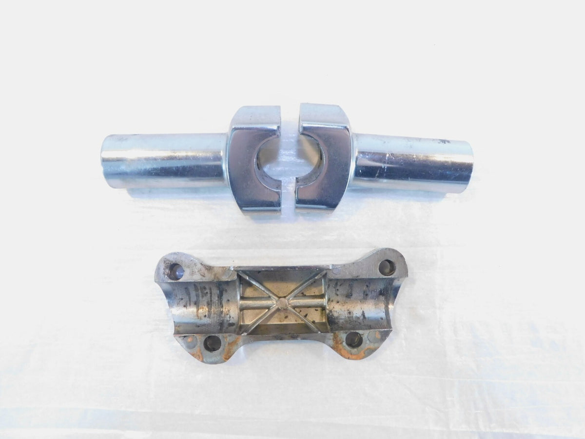 Harley Davidson Sportster 883 1200 Top Chrome Handlebar Handle Bar Riser Bracket - C3 Cycle