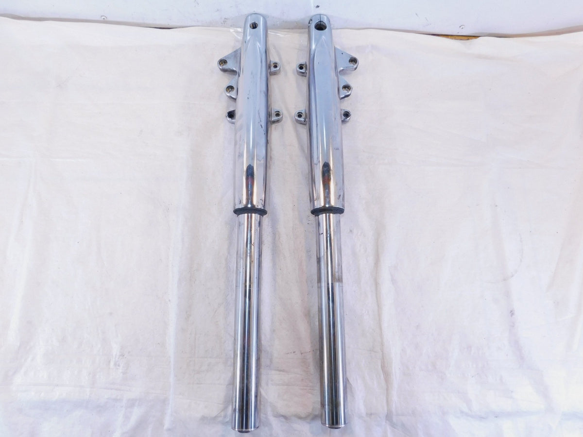 Indian Chief Chieftain & Roadmaster Chrome Left & Right Front End Fork Shocks