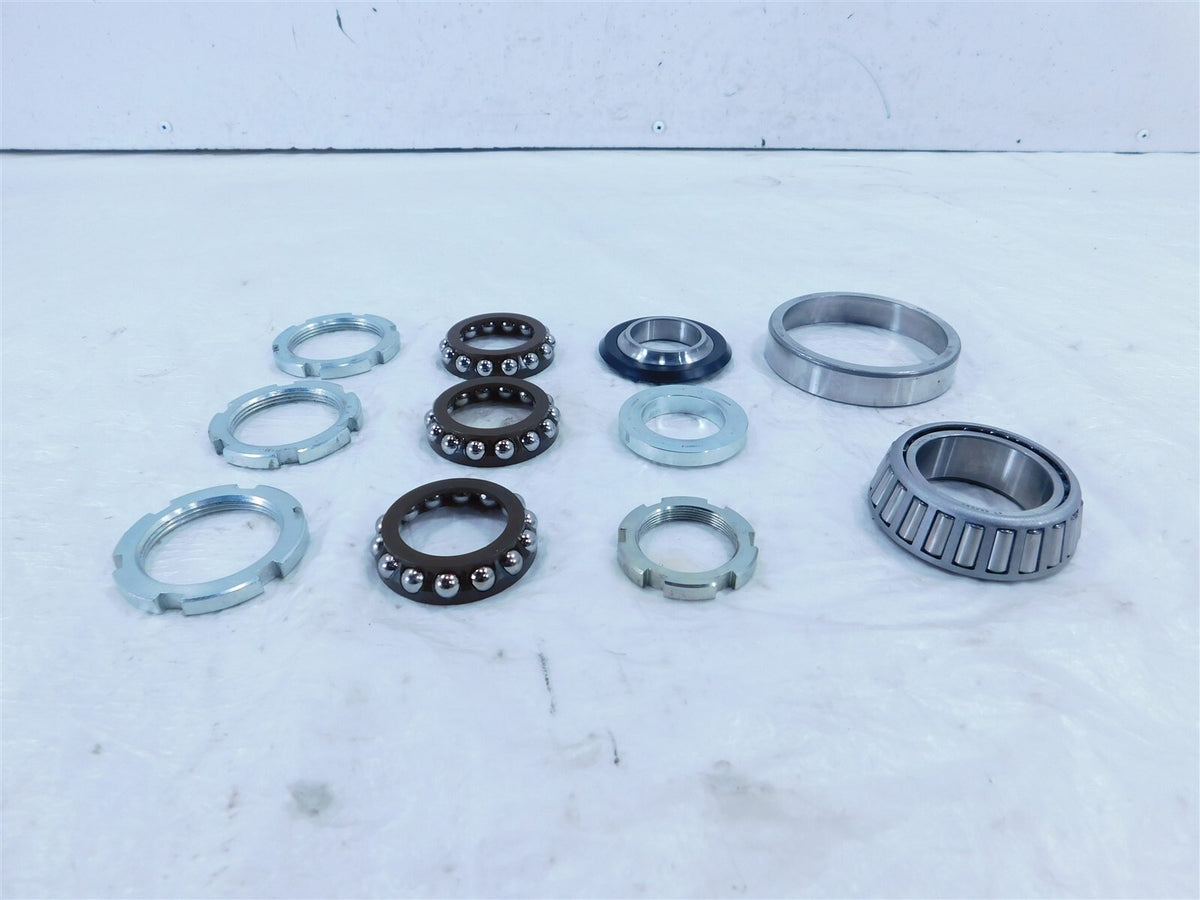 2019 19 Yamaha Niken MTX9 MXT850 Steering Head Stem Column Fork Bearings & Nuts - C3 Cycle