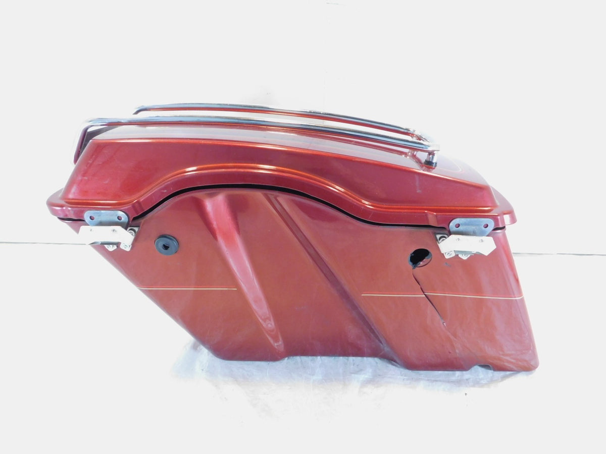 Harley Davidson Road King Street Electra Glide Red Right Luggage Bag Saddlebag - C3 Cycle