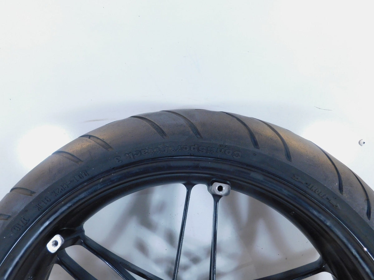 14-25 Erik Buell Racing EBR 1190SX 1190RX Hammerhead Front Wheel Rim & Tire Bent - C3 Cycle
