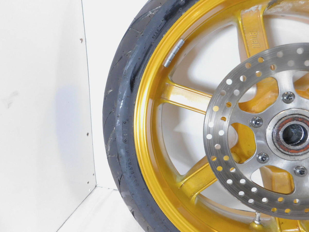 Buell XB9R XB12R Firebolt & Lightning & 1125 Gold Mag Rear Wheel Rim & Tire - C3 Cycle