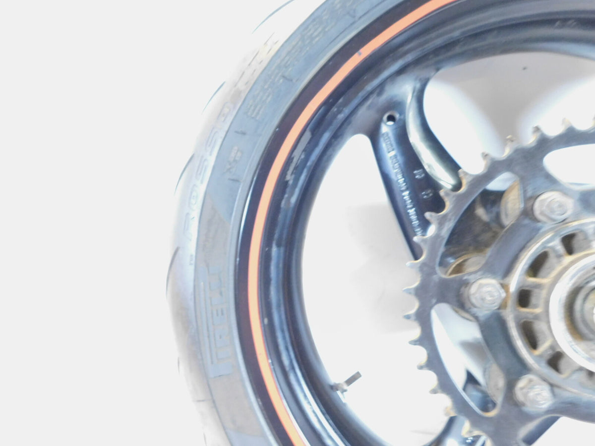 Ducati Multistrada Monster 620 695 Cast Rear Wheel Rim Tire & Sprocket Straight - C3 Cycle